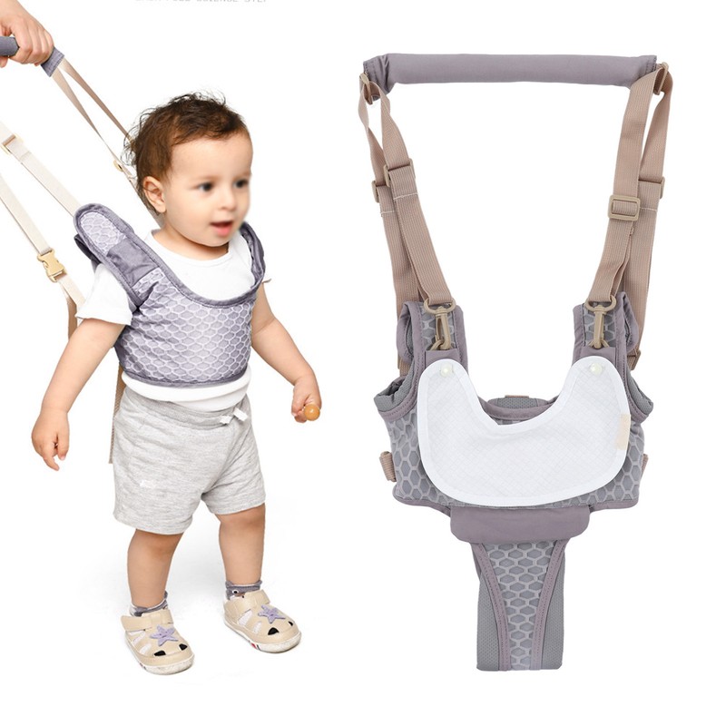 Baby Walking Harnesses Lightweight Adjustable Detachable Crotch Pad Handheld Toddler