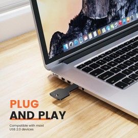 USB Stick 4GB Schlüsselform Speicherstick 5 Stück Uflatek USB 2.0 Flash Drive Schwarz Metall Flash Laufwerk Kreativ Wasserdicht Memory Stick Schlüssel Datenspeicher Geschenk für Geschenk 5er