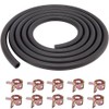 1/4"ID(6mm) Fuel Line Hose 10FT NBR Neoprene Rubber Push Lock