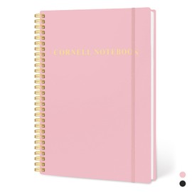 COLGRAM Cornell Notes Notebook, College Spiral Notebooks for Note Taking, Spiral Cornell Notebook， Subject College Ruled Notebook for Office/School/Teacher/Student（7x10”）