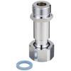 SANEI G1/2 JT840-13 Plumbing Parts Adapter with Single Nut for