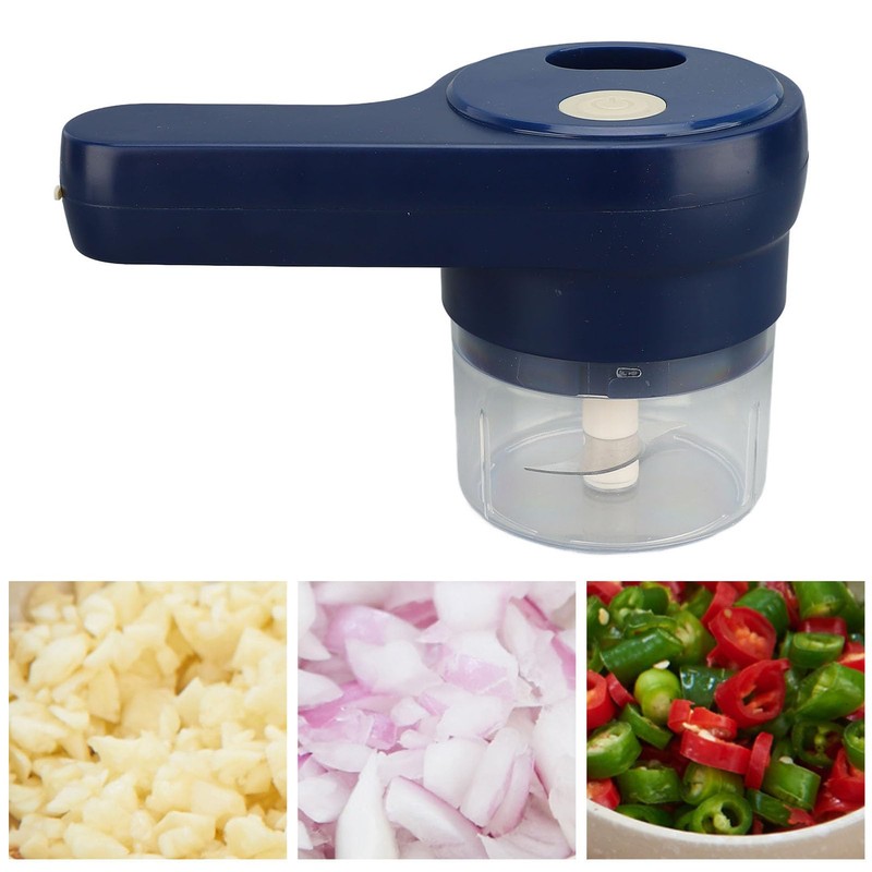 4 in 1 Vegetable Chopper, Cordless Mini Chopper Handheld Electric