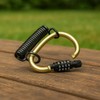 Interbosch BV Cable Carabiner Combination Lock - 180 cm Long,
