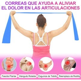 Bandas de Resistencia 3 Piezas, Bandas Elásticas de 150 cm para Ejercicio, Yoga y Entrenamiento en Casa Ligas Apilables Ligas Elásticas de Pilates