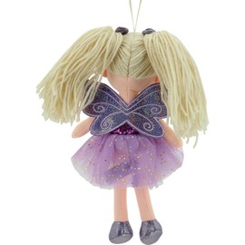 Sweety Toys 11766 Rag Doll Fairy Plush Toy Princess 30 cm Purple