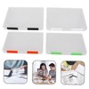 jojofuny 4Pcs File Holder Transparent Photo Organizer Case for Travel