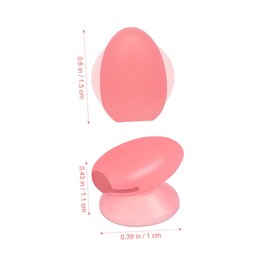FOMIYES 8pcs Lip Brush Set Cosmetic Spatula Holder Makeup Protector Makeup Protector Makeup Brush Holder with Cap Lip Bra
