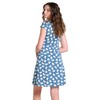 Toad&Co Rosemarie Dress Pacific 1/2 Daisy Print SM