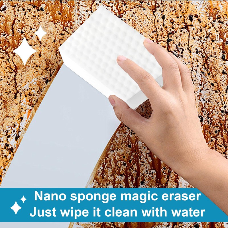 18 Pcs Magic Eraser Sponge for Cleaning, Reusable and Durable