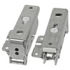 SPARES2GO Integrated Upper & Lower Door Hinge Kit Compatible with