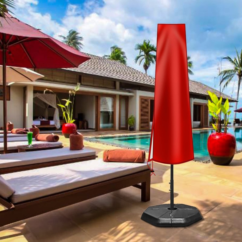 OKPOW Umbrella Cover 420D Oxford Fabric Patio Umbrella Covers Waterproof