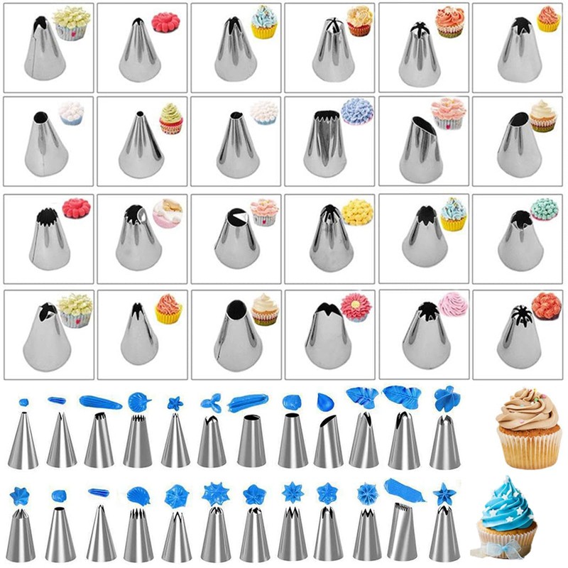 BDSHUNBF 36-piece piping bag set, reusable piping bag large with