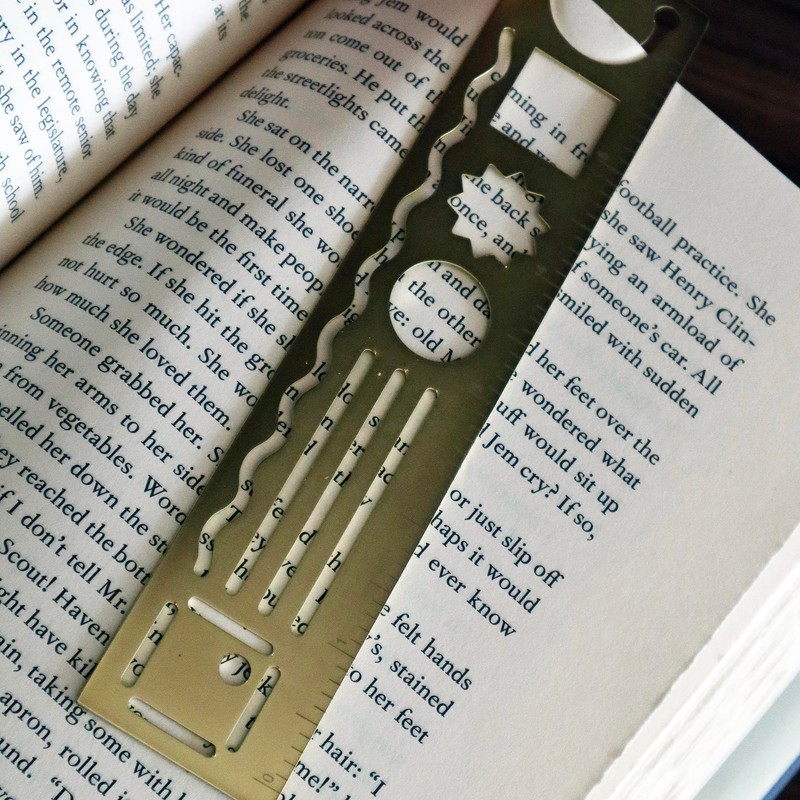 Kikkerland 3 in 1 Metal Ruler