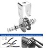 2 Pack 3 Inch Pulley Block U Grooved Wheel Pulley,