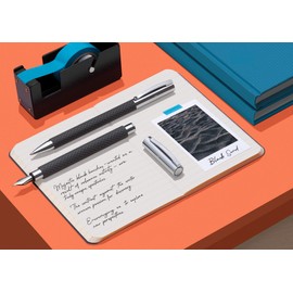 FABER-CASTELL Ambition OpArt 147051 Fountain Pen Black Sand Nib Width F Includes Gift Packaging