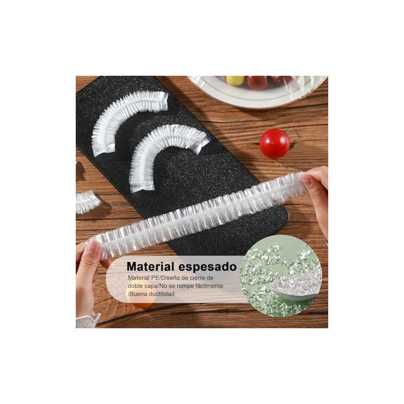 Gorro De Ducha Desechable, 100 Pcs Cofias Desechable PláStico Desechable