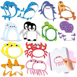 Pack of 24 Sticky Notes, Small Sticky Notes Children, Cute Sticky Notes, Small Sticky Notes Children, Sticky Notes, Cute Mini Sticky Notes, Cartoon Animal Sticky Notes for School, Office, Home