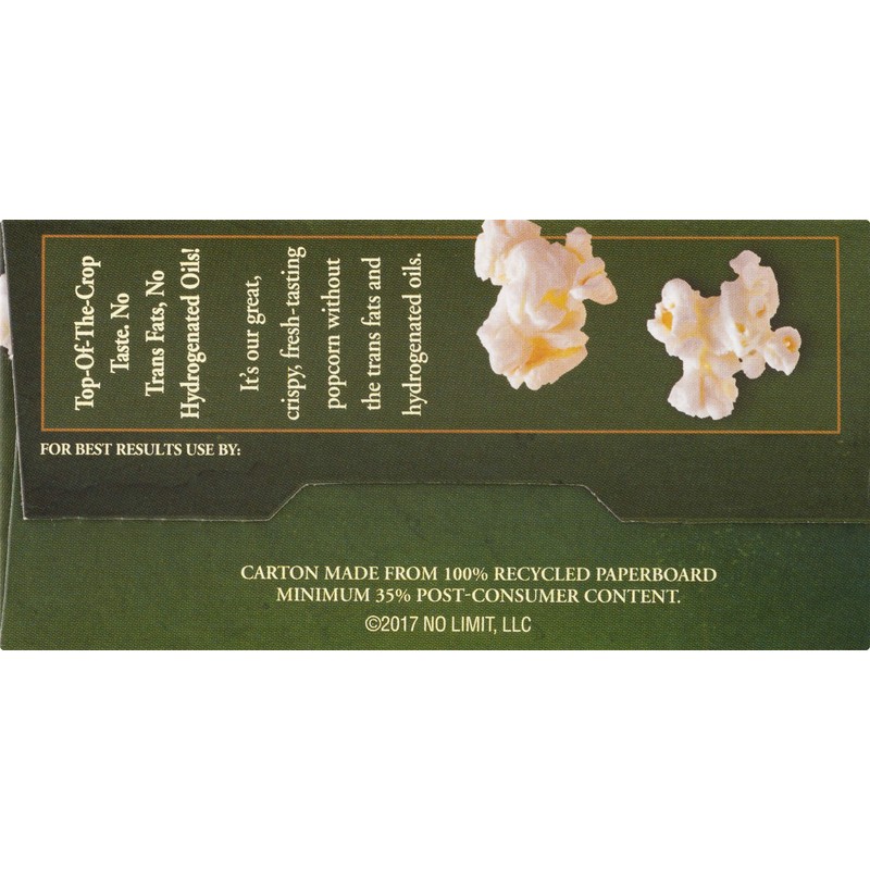 Newman's Own Microwave Popcorn, Sea Salt, 9.6-oz. (Pack of 12)