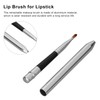 2pcs Retractable Lip Brush, Sealing Design Travel Lip Gloss Brush,