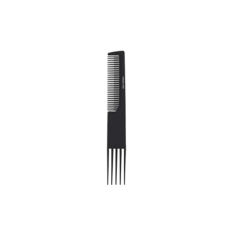 BaByliss PRO Nano Titanium Carbon Teasing Comb - BABNTCSTA