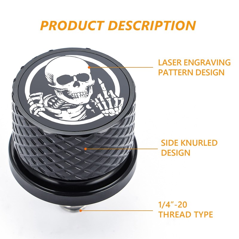 Bravema Motorcycle Seat Bolt Screw Hard Anodized Fender Seat Bolt