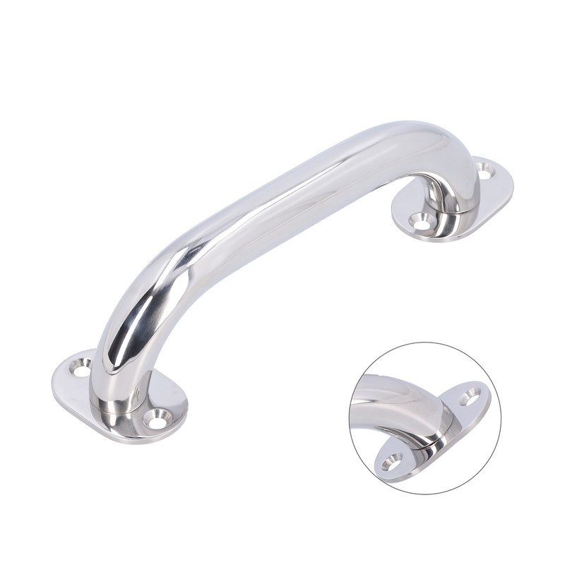 235mm Boat Handle 316 Stainless Steel Polishing Door Handrail for