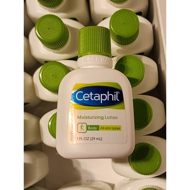 CETAPHIL MOISTURING LOTION BOX OF 18. 1 FL. OZ EACH