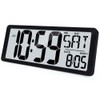 TXL 14.2"" Large Digital Wall Clock Battery Operated, Digital Clock