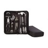 Bey-Berk “Hunter” 8-Piece Tool Set in Zippered Canvas Case (Black),