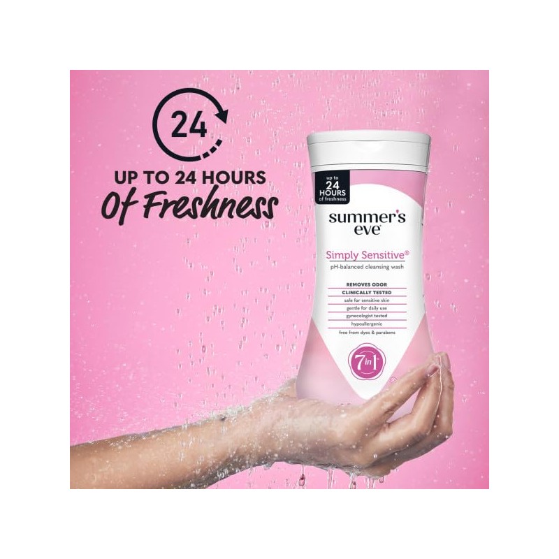 Summer's Eve Cleansing Wash | Simply Sensitive | 9 Ounce