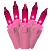 Brite Star 50 Count Designer Series Lights, Pink Wire_Pink 96-825-00