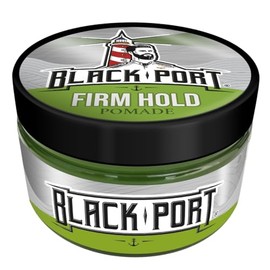 BlackPort - Pomada para Peinado de Cabello y Barba con Fijación Firme Base Agua 113g (4oz) Firm Hold