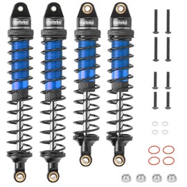 daitoku Shock Absorber Front & Rear for Arrma 1/10 Typhon 3S/2S Granite 4x4 Bigrock Senton Replacement of AR330550 AR330551 - Blue
