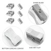 VBRHFRIF 6 Pieces Pencil Sharpener, Single and Double Hole Pencil