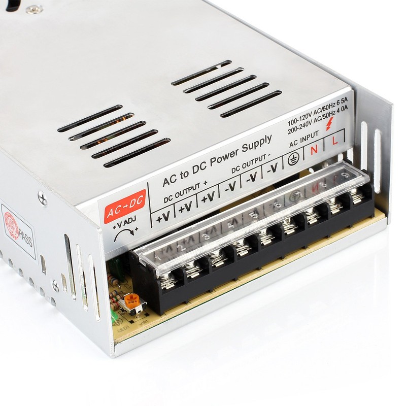 SUPERNIGHT 12V 30A DC Power Supply Driver,360W Universal Regulated Switching