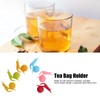 10Bag Snail Silicone Tea Maker Cup Edge Pendant Tea Bag
