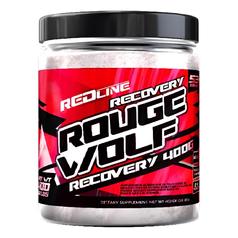 Redline Bcaa Rouge Wolf Recovery 400g Aminoacidos Sfn
