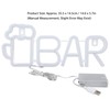 LED Neon Sign BAR Shape Design USB Or Battery Powered