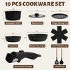 Numola 10 pcs Pots and Pan Set Non Stick with