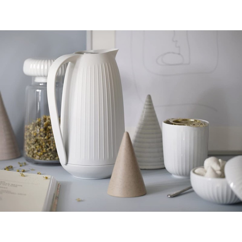 Kähler Hammershøi Insulated Jug 1.0 L with Button Function for
