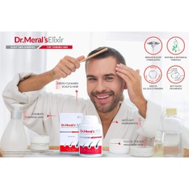 Dr. Meral's Elixir - Hair Loss Shampoo: Helps Prevent and Reverse Thinning Hair - Sodium Lauryl Sulfate Free Shampoo with Saw Palmetto & DHT Blocker Ingredients Stimulates Hair Growth for Women & Men