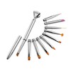 Minkissy Nail Art Pen Brush Set 10pcs Manicure Kit with