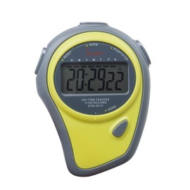Sunny Health & Fitness Sport Stopwatch Timer with Easy-to-Read Display & Compact Design, Accurate Timing for Fitness Training & Sports Activities | Lanyard Included