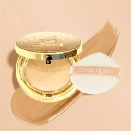 고체 파운데이션 커버 팩트 땀에 강한 물광 쿠션 [23호 1개] Solid Foundation Cover Pact Sweat-Resistant Dewy Cushion [No. 23, 1 piece]
