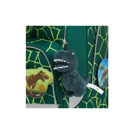 ergobag Hangies School Bag Accessory Keyring for Children, Boys and Girls, T-Rex - Blue, casual