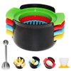 mizikuu 4 in 1 Egg Cutter, Egg Cutting Tool, Stainless