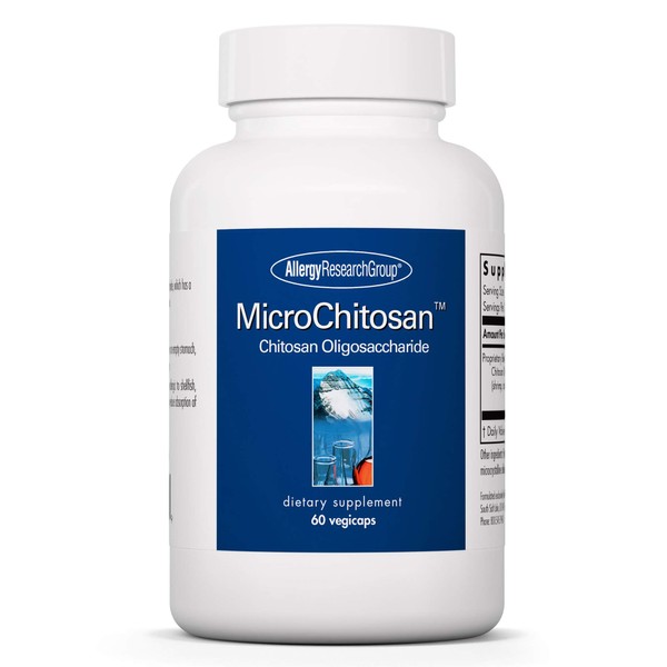 Allergy Research Group - MicroChitosan - Small Particle Chitosan from Shellfish - 60 Vegicaps