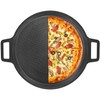 16" Laser-etched Nonstick Pizza Steel, 3-Layer Hybrid Steel Pizza Pan