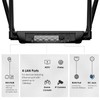 WAVLINK Wireless WiFi Router 1200Mbps - 5GHz+2.4GHz Dual Band WiFi