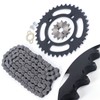 420 Chain Set 37 Teeth 76mm Centre Hole Diameter Rear